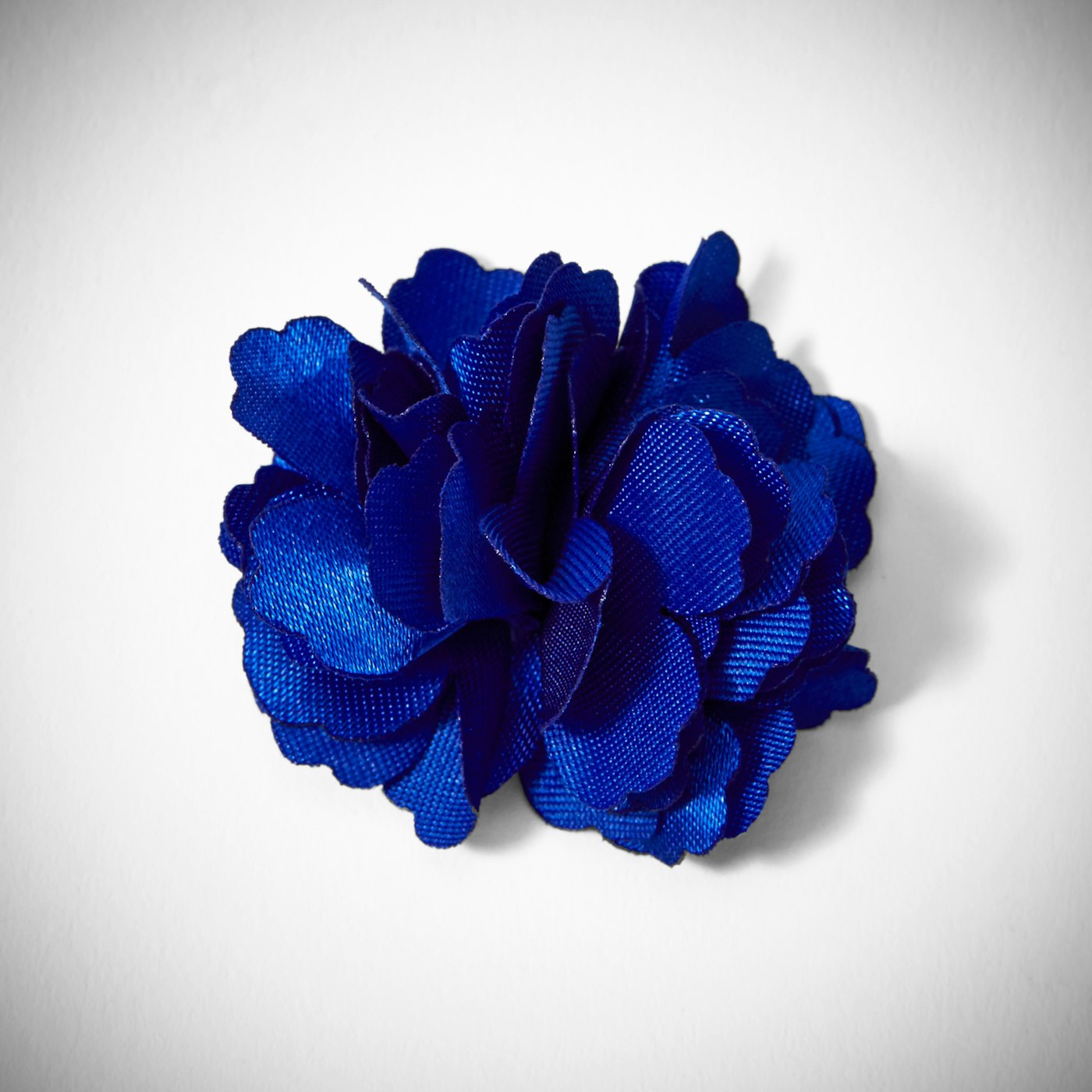 Royal Blue Carnation Lapel Pin